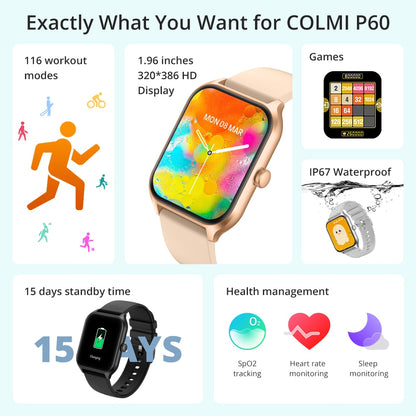 COLMI P60 Smartwatch